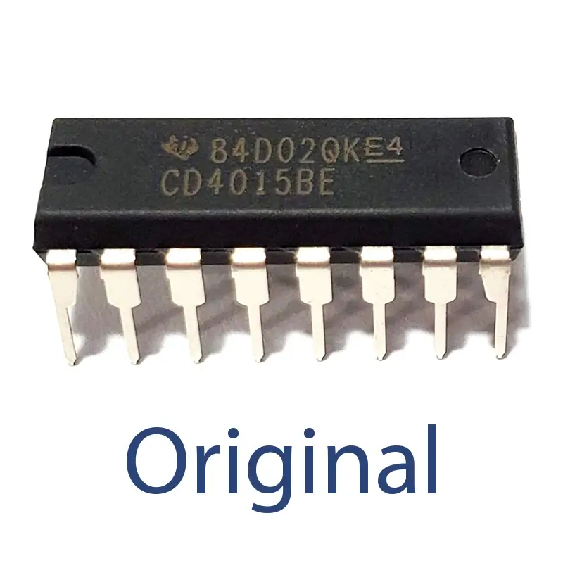 CD4015BE Dual 4-Stage Static Shift Register 16 Pin Dip IC (Original)