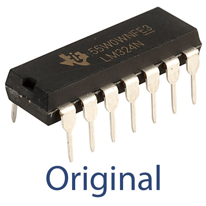 Original LM324N DIP-14 four-channel 30V 1.2Mhz operational amplifier chip