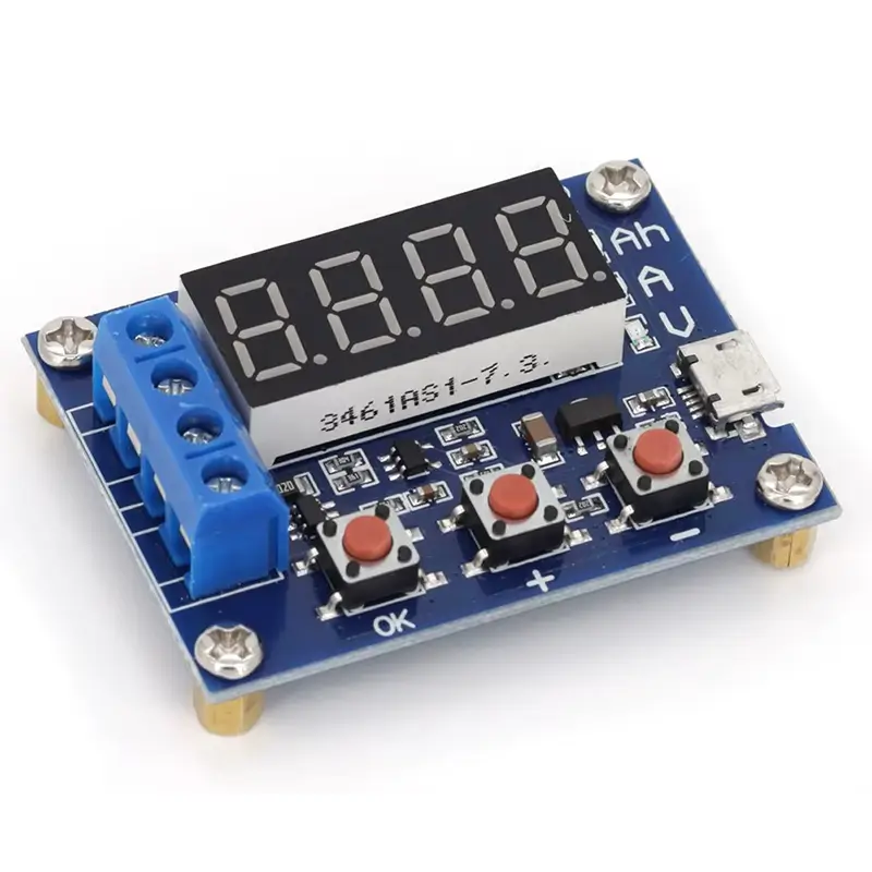 ZB2L3 18650 Lithium Battery Power Supply Test Resistance Lead-acid Capacity Discharge Meter 